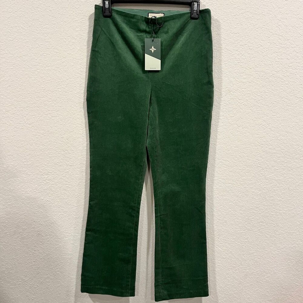 NWT Tuckernuck Green Corduroy Ashford Pants Size Large Green Ankle Classic
